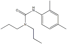 1-(2,4-dimethylphenyl)-3,3-dipropylurea Struktur