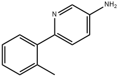 6-(2-METHYLPHENYL)PYRIDIN-3-AMINE Struktur