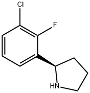 2-(3-chloro-2-fluorophenyl)pyrrolidine Struktur