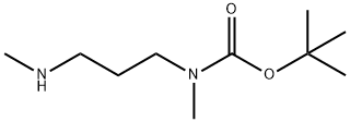 tert-butyl methyl(3-(methylamino)propyl)carbamate Struktur