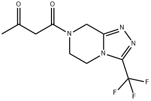 1-[3-(Trifluoromethyl)-5,6-dihydro-[1,2,4]triazolo[4,3-a]pyrazin-7(8H)-yl]-1,3-butanedione|1-[3-(三氟甲基)-5,6-二氫-[1,2,4]三唑并[4,3-A]吡嗪-7(8H)-基]-1,3-丁二酮