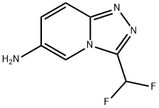 3-(difluoromethyl)-[1,2,4]triazolo[4,3-a]pyridin-6-amine Struktur