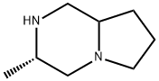 Pyrrolo[1,2-a]pyrazine, octahydro-3-Methyl-, (3S)- Struktur