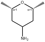 (2R,6S)-2,6-dimethyltetrahydro-2H-pyran-4-amine Struktur