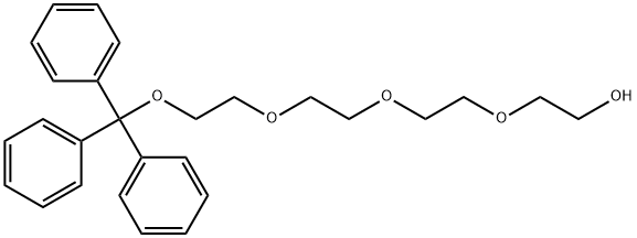 2,5,8,11-Tetraoxatridecan-13-ol, 1,1,1-triphenyl- Struktur