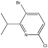 3-bromo-6-chloro-2-isopropylpyridine Struktur