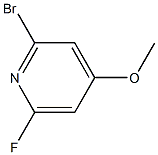 2-bromo-6-fluoro-4-methoxypyridine Struktur