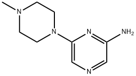 2-Amino-6-(N-methylpiperazin-1-yl)pyrazine Struktur