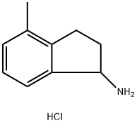 4-methyl-2,3-dihydro-1H-inden-1-amine hydrochloride Struktur