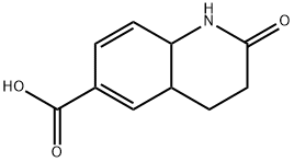 2-Oxotetrahydroquinoline-6-carboxylic acid Struktur