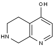 1,7-Naphthyridin-4-ol, 5,6,7,8-tetrahydro- Struktur