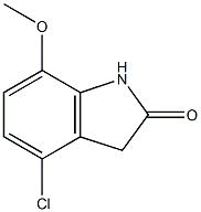 4-chloro-7-methoxyindolin-2-one Struktur