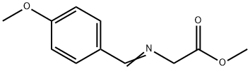 methyl 2-[(Z)-[(4-methoxyphenyl)methylidene]amino]acetate Struktur