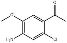 1-(4-Amino-2-chloro-5-methoxy-phenyl)-ethanone Struktur