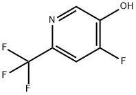 4-Fluoro-6-trifluoromethyl-pyridin-3-ol Struktur