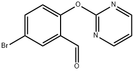 5-Bromo-2-(pyrimidin-2-yloxy)benzaldehyde Struktur