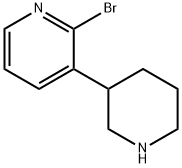 2-BROMO-3-(PIPERIDIN-3-YL)PYRIDINE Struktur