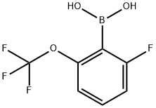 [2-fluoro-6-(trifluoromethoxy)phenyl]boronic acid Struktur