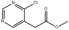 Ethyl 2-(4-chloropyrimidin-5-yl)acetate Struktur