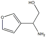 2-AMINO-2-(FURAN-3-YL)ETHAN-1-OL Struktur