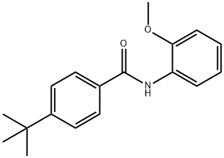 4-TERT-BUTYL-N-(2-METHOXYPHENYL)BENZAMIDE Struktur