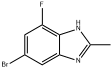 1H-Benzimidazole, 5-bromo-7-fluoro-2-methyl-