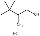 2-amino-3,3-dimethylbutan-1-ol hydrochloride Struktur