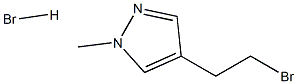 4-(2-bromoethyl)-1-methyl-1H-pyrazole hydrobromide Struktur