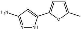 3-(5-methylfuran-2-yl)-1H-pyrazol-5-amine Struktur