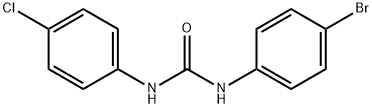 1-(4-bromophenyl)-3-(4-chlorophenyl)urea Struktur