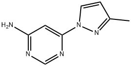 4-Amino-6-(3-methyl-1H-pyrazol-1-yl)pyrimidine Struktur