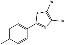 4,5-Dibromo-2-(4-tolyl)thiazole Struktur