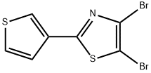 4,5-Dibromo-2-(3-thienyl)thiazole Struktur