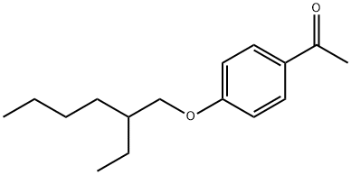 1-{4-[(2-ethylhexyl)oxy]phenyl}ethan-1-one Struktur