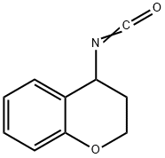 4-isocyanato-3,4-dihydro-2H-1-benzopyran Struktur