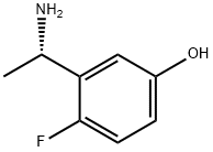 3-((1S)-1-AMINOETHYL)-4-FLUOROPHENOL Struktur