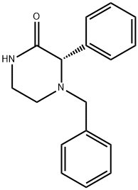 (S)-4-benzyl-3-phenylpiperazin-2-one Struktur