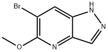 6-Bromo-5-methoxy-1H-pyrazolo[4,3-b]pyridine Struktur