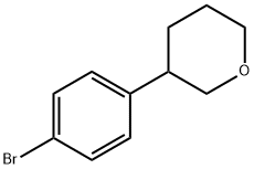 4-(3-Tetrahydropyranyl)bromobenzene Struktur