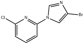 1-(6-Chloro-2-pyridyl)-4-bromoimidazole Struktur