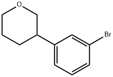 3-(3-Tetrahydropyranyl)bromobenzene Struktur