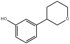 3-(3-Tetrahydropyranyl)phenol Struktur