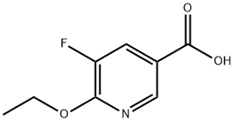 6-Ethoxy-5-fluoro-nicotinic acid Struktur