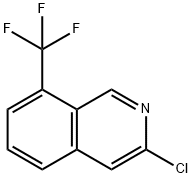 3-chloro-8-(trifluoromethyl)isoquinoline Structure