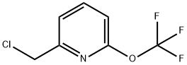 Pyridine, 2-(chloromethyl)-6-(trifluoromethoxy)-, 1361692-49-0, 結(jié)構(gòu)式