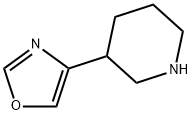 4-(piperidin-3-yl)oxazole Struktur