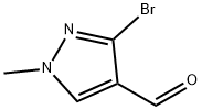 3-bromo-1-methyl-1H-pyrazole-4-carbaldehyde Struktur