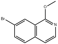 7-BROMO-1-METHOXYISOQUINOLINE Struktur