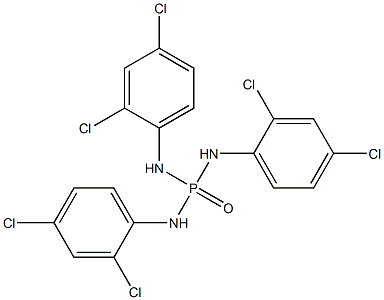 N,N',N''-tris(2,4-dichlorophenyl)phosphoric triamide Struktur