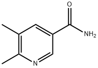 5,6-Dimethylpyridine-3-carboxamide Struktur